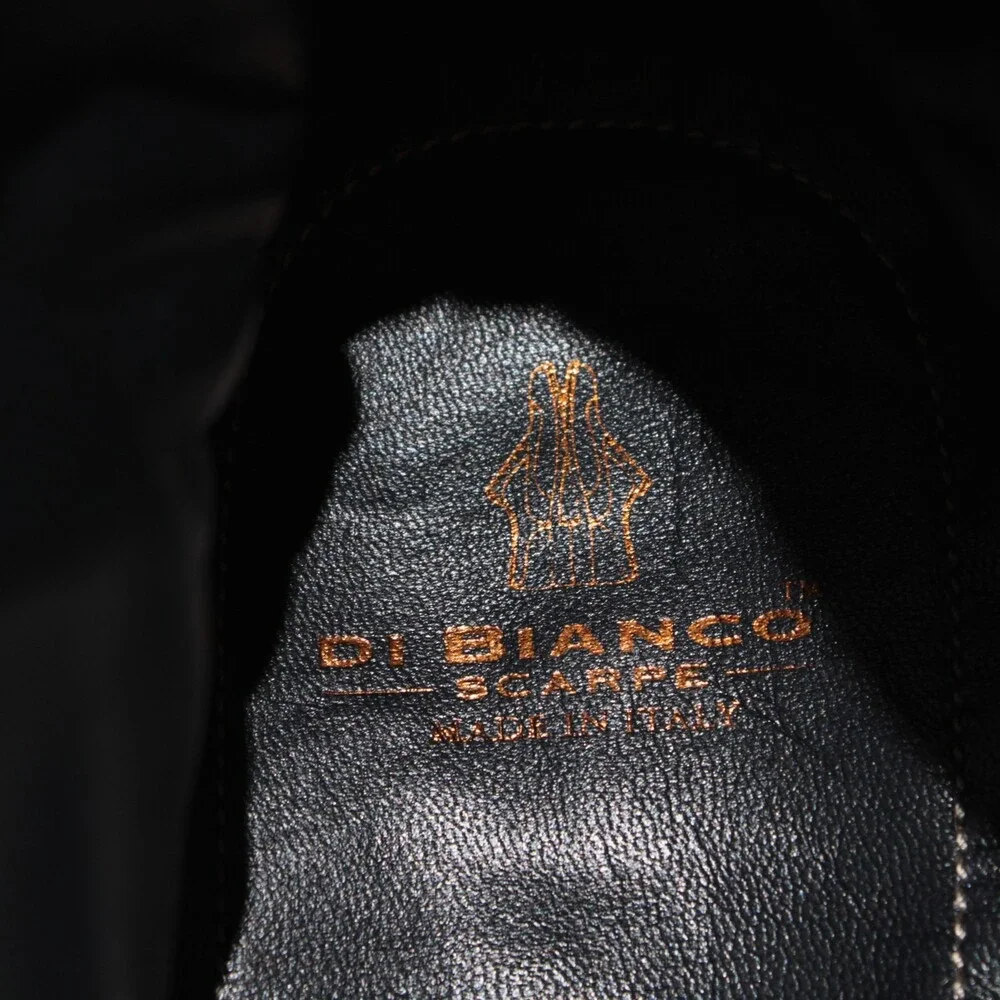 Di Bianco NWOB Lace Up Boots Size 9 US in Brown Leather Made in Italy